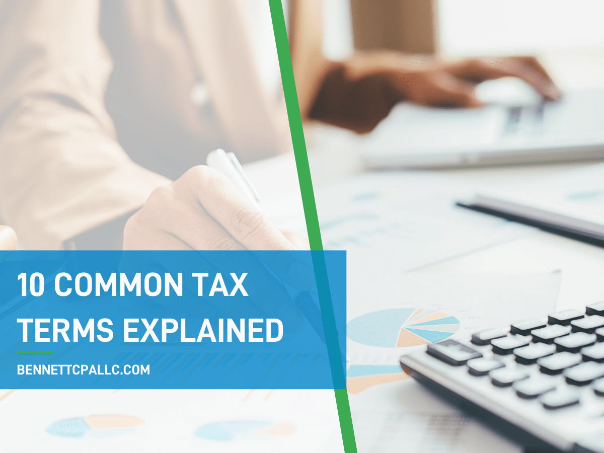 10 Common Tax Terms Explained